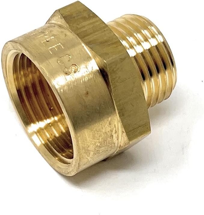 Cascada Lead-Free Brass Adapter, G Thread British BSPP Male to NPT Female |) - Image 7