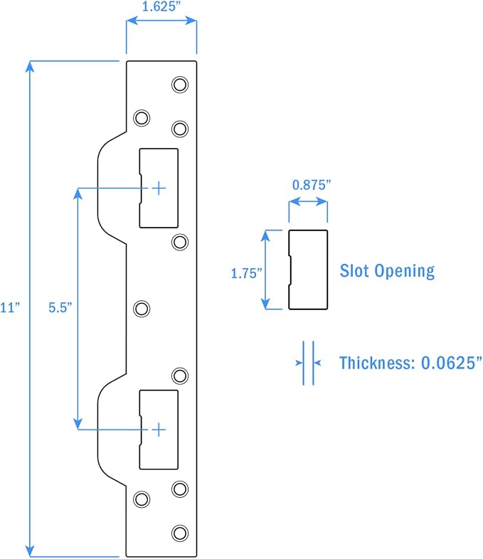 Nuk3y SP550 Combination Security Door Strike - Image 3