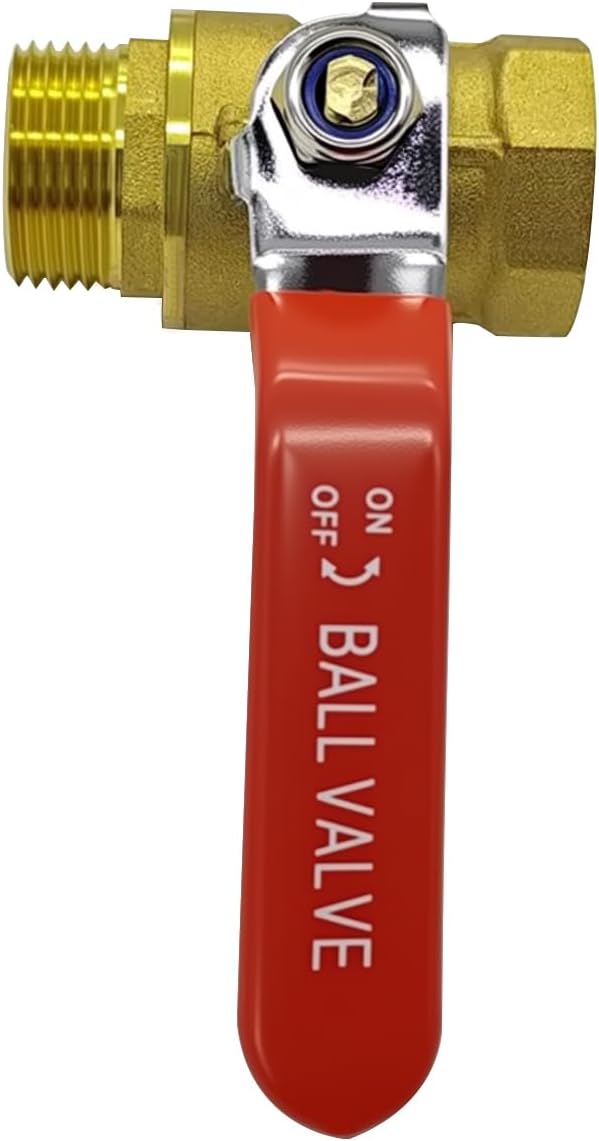 Uenede Brass 3/4 Inch NPT Ball Valve 600 WOG, Metal Plumbing Control Valve by Uenede