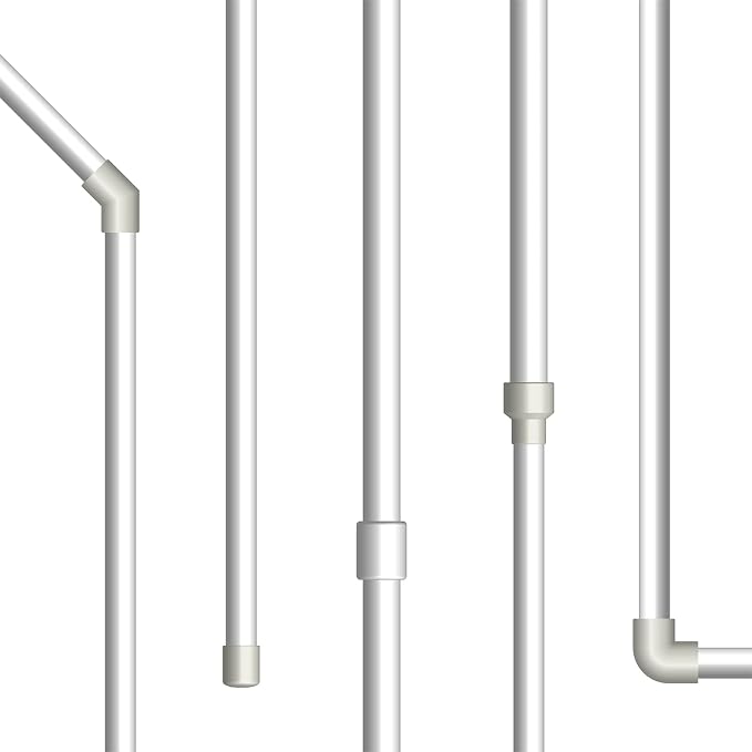 uxcell 4Pcs Clear Elbow Fitting, 32mm/1.26" 3 Way Acrylic Elbow T-Shaped Pipe - Image 6