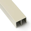 Top Double Channel Track for Bypass & French Sliding Screen Doors, Aluminum | by MetroScreenworks