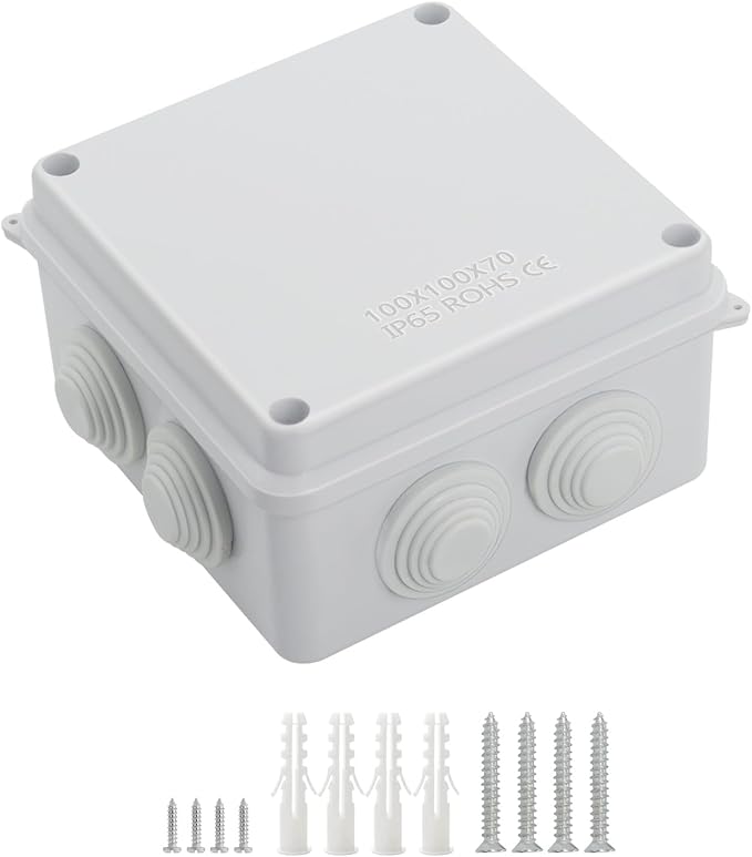 ABS Plastic Dustproof Waterproof IP65 Junction Box Universal Electrical Project by LeMotech