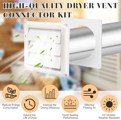 4 Inch Dryer Vent Kit Through Wall - Image 3