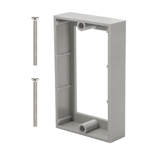 Single Gang Receptacle Outlet Box Extenders 3/4" by XGGYA