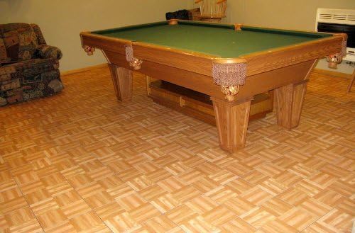 Flooring Inc's 3/8" Thick Interlocking Lightweight Plastic Practice Dance Floor - Image 4