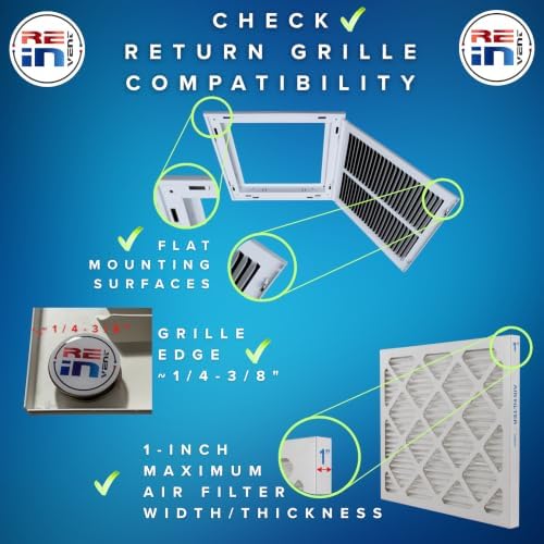 Reinvent Latch System HVAC Air Return Grille Latch Replacement Kit - Image 3
