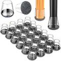 Chair Leg Floor Protectors for Hardwood Floors Extra Small 24pcs by YTEACIUL