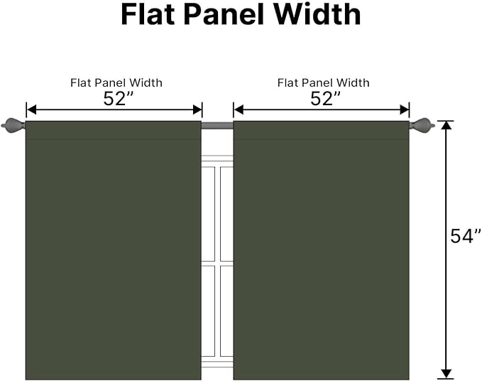 H.VERSAILTEX Blackout Curtains Thermal Insulated Window Treatment Panels Room - Image 7