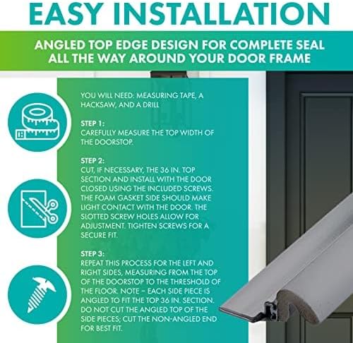 Premium Screw-On Set Door Weatherstripping - Image 2