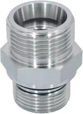 Transition joint male thread 1/8 1/4 3/8 1/2 3/4 1" to metric thread male by Unknown
