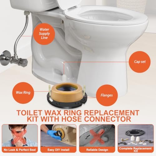Extra Thick Toilet Wax Ring Replacement Kit - Image 2