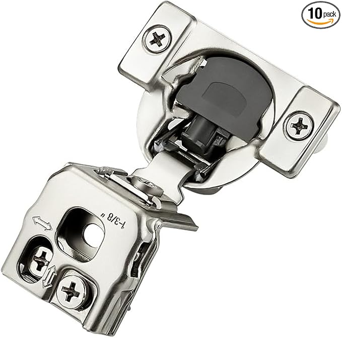 Soft Close Hinges for Kitchen Cabinet Hinges, 1-3/8 Inch Overlay, 10 Pack | 5 by Ravinte