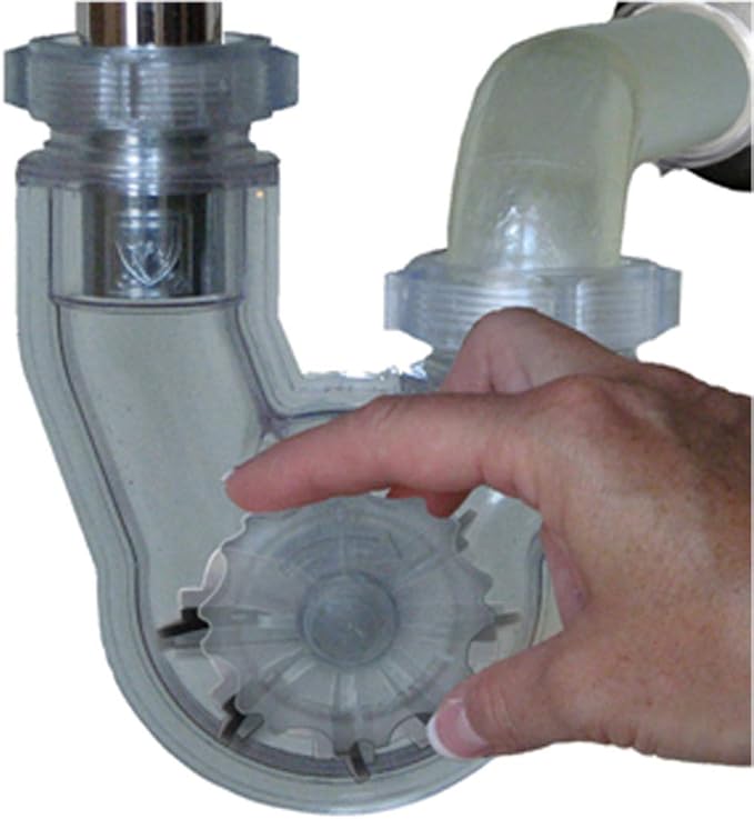 Permaflow Never Clog Transparent Abs 1-1/2" P-Trap - Image 5