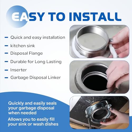 Stainless Steel Sink Flange for Kitchen In-SinkErator Garbage Disposal - Image 5
