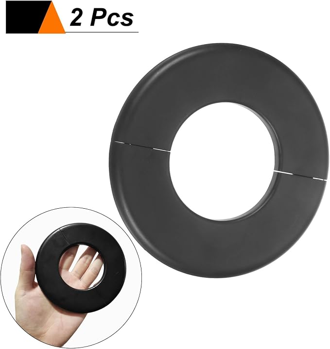 HARFINGTON 2pcs Wall Split Flange 64mm/2.5" Self-Adhesive Plumbing Cover Plates - Image 3