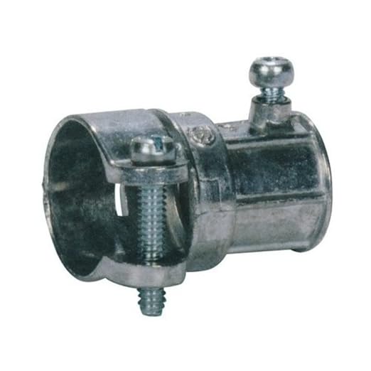 Morris 15417 EMT to Flex Combination Coupling, Squeeze Type, Zinc Die Cast by Morris