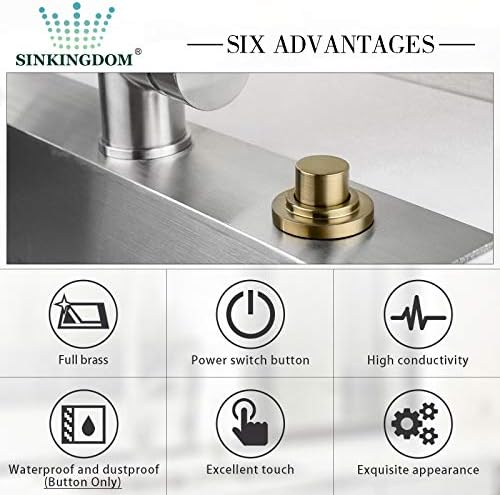 SinkTop Air Switch Kit for Disposal, Dual Outlet - Image 3