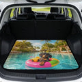 ELEQIN Funny Dachshund Car Trunk Mat Cargo Liner by ELEQIN