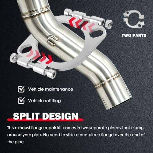 2PCS 2" Split Exhaust Flange Repair Kit - Image 4