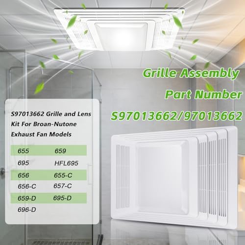 S97013662 Bathroom Exhaust Fan Cover and Lens - Image 4
