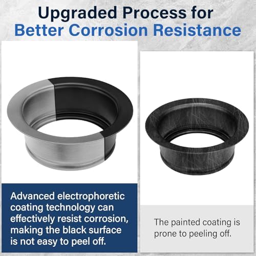Matte Black Sink Flange & Stopper - Image 4