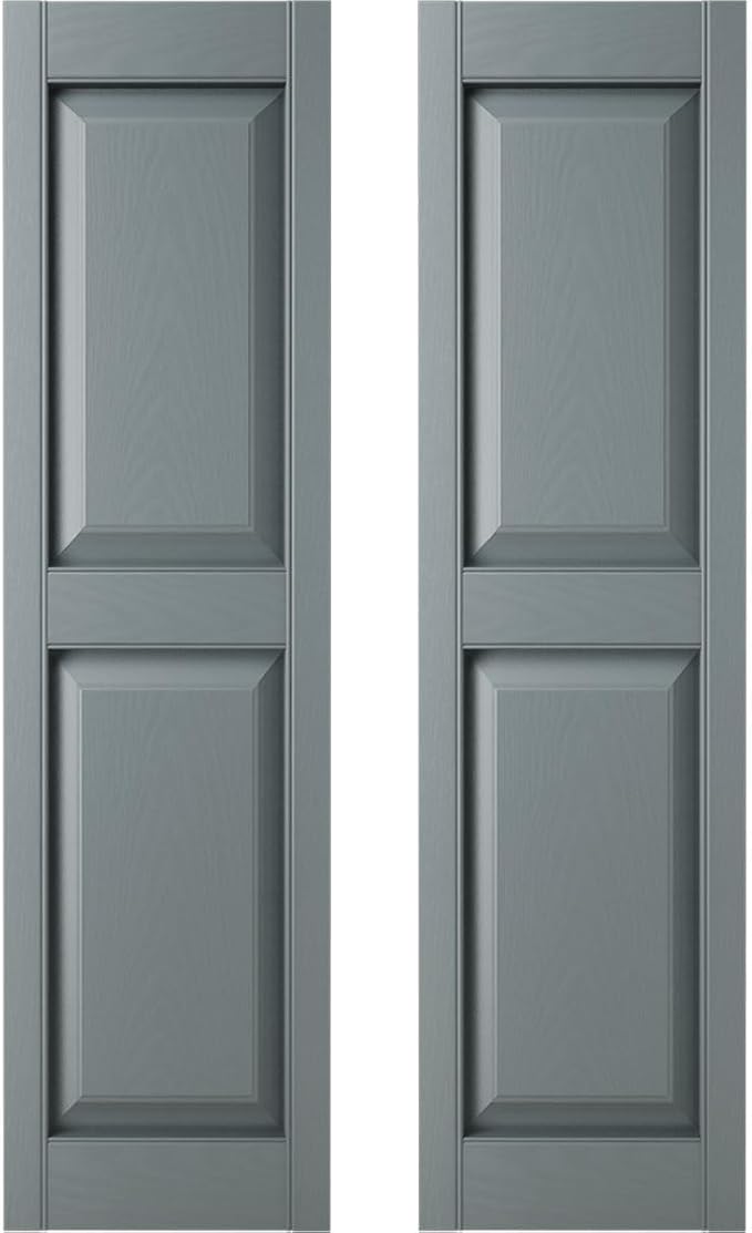 14.75 in. W x 31 in. H Builders Edge, Standard Two Equal Panels, Raised Panel by Builders+Edge
