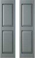 14.75 in. W x 39 in. H Builders Edge, Standard Two Equal Panels, Raised Panel by Builders+Edge