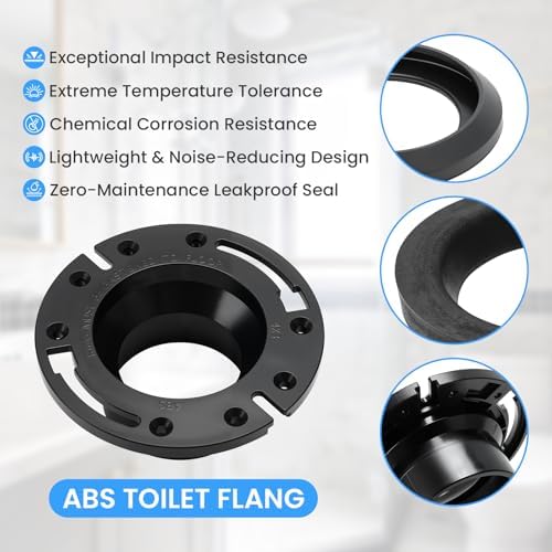 3" RV Toilet Flange & Seal Kit w/12 Hose - Image 3