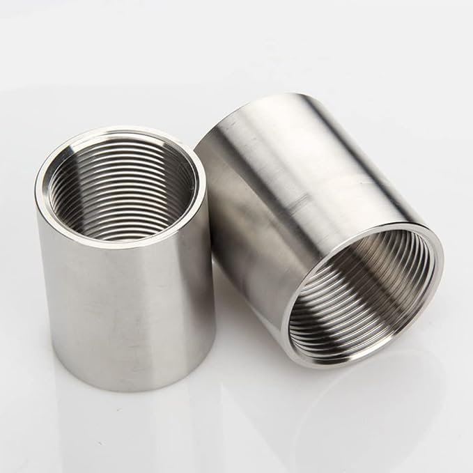 Feelers 304 Stainless Steel Cast Pipe Coupling Fitting, Female Coupler Adapter - Image 3