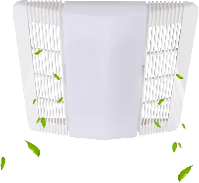 Bathroom Fan Grille Cover with Lens, Fits Br-oan Nu-Tone 663-769 Series by WKZO