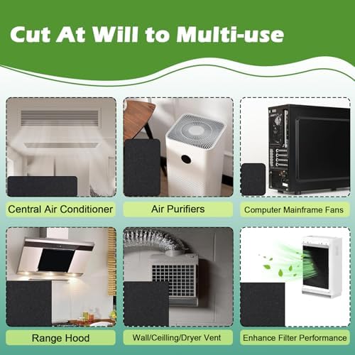 Cut to Fit Carbon Air Purifier Filter Roll, Carbon Pad Replacement - Image 4