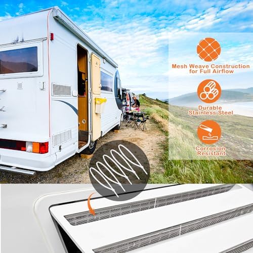 Eazy2hD RV Furnace Vent Cover Screen, Stainless steel mesh - Image 4