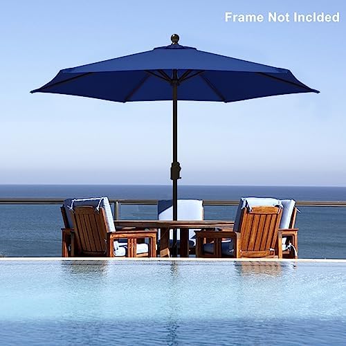 EliteShade USA 7.5FT Replacement Covers 6 Ribs Market Patio Umbrella Canopy - Image 2
