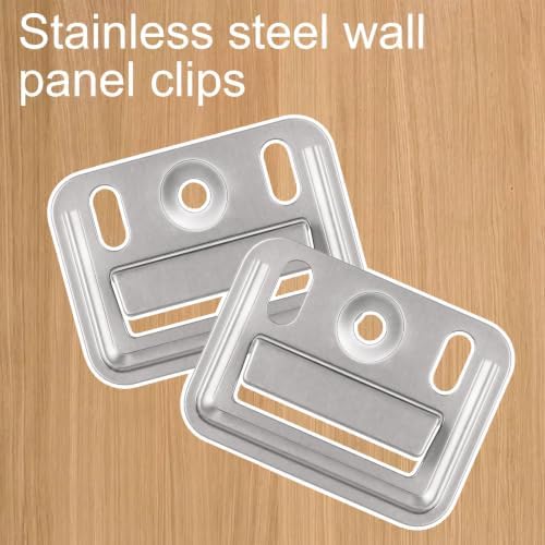 100pcs Stainless Steel Z-Clips, Durable Wall Panel Buckle Clamps - Image 3