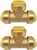 1" Pex fitting Push Fit Plumbing Tee, Push-to-Connect Plumbing Fittings by HQMPC