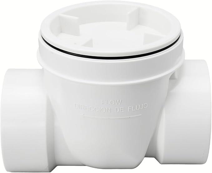 6 Inch Pvc Backwater Valve, Sewer Check Back Flow Preventer Drain Backflow by Unknown