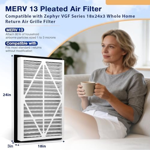 2Pack 18x24x3 MERV13 air Filter Replacement - Image 3