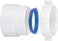 tatatagear 1-1/2 inch P-trap Adapter Connector White by Unknown
