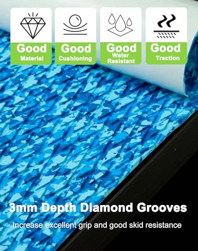 Hjdeck Universal Surfboard Pad EVA Foam Boat Flooring Decking Sheet - Image 2