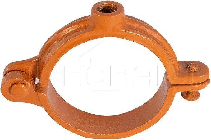 HIGHCRAFT HINGC-02-5 Industrial Decor Hinged Split Ring Pipe Hanger 2 in. Copper - Image 3