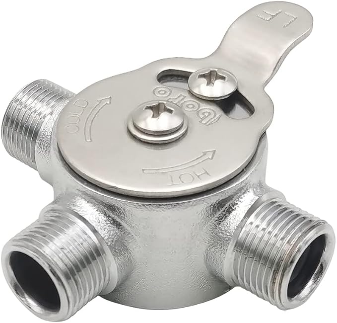 Mechanical Water Mixing Valve, Thermostatic Tempering Valve, Lead-Free Brass - Image 5