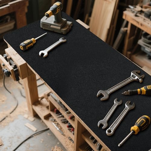 Work Bench Mat Top 47.2" x18" DIY Worktable Mat PU Leather Workbench Pad Topper - Image 5