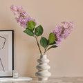 Ceramic Vase, Boho Home Decor Vase, Off White, M | Dried Pampass Vase, by Steviieden