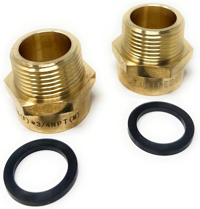 G Thread Female to NPT Thread Male Pipe Fitting Adapter | Lead-Free by CascadaShowers