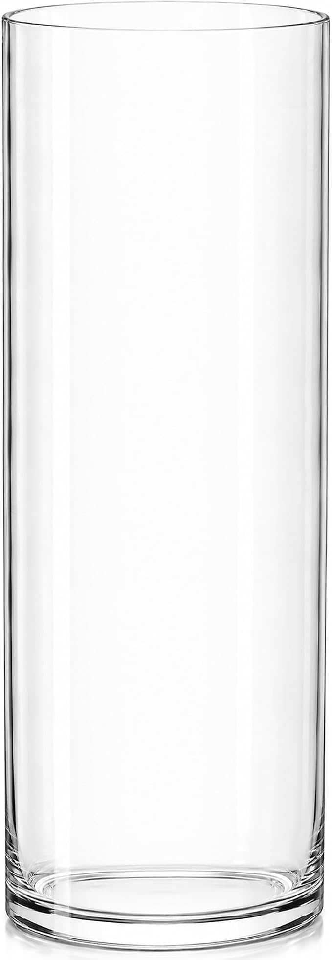 Royal Imports Glass Cylinder Flower Vase 4" Wide x 12" Tall, Floating & Votive by RoyalImports