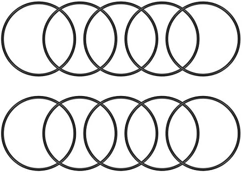 uxcell Nitrile Rubber O-Rings 52mm OD 48mm ID 2mm Width, Metric Sealing Gasket by uxcell