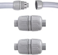 NPT 1/2 Double Conduit Liquid-Tight Connector Straight | Extend Repair Conduit by Aandxmok
