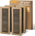 4x14 Floor Register, Floor Vent Covers, Heavy Duty Steel Walkable Floor Vent by HQZHQZ