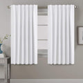 H.VERSAILTEX White Curtains Thermal Insulated Window Treatment Panels Room by HVERSAILTEX