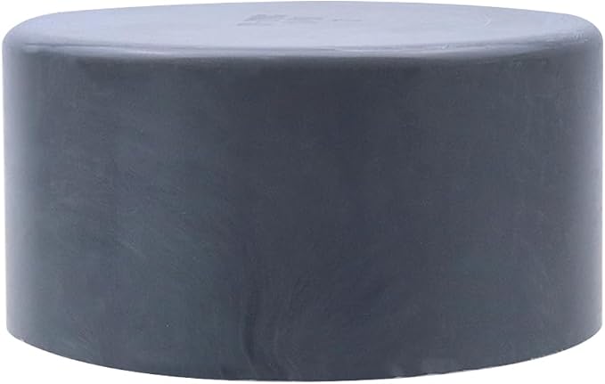 5.5" PVC Pipe End Cap Fitting Gray | Round Pipe Hole Plugs, Pipe Plug Socket - Image 4